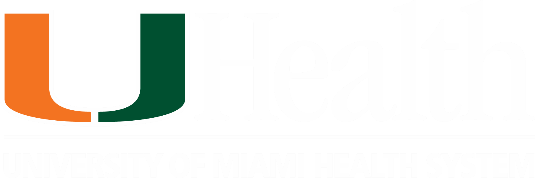 UHealth Logo White